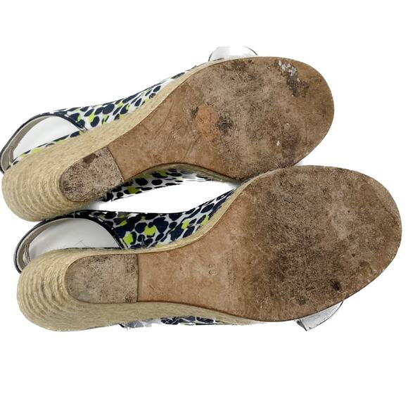 Roger Vivier Cordella Espadrille Wedge Slingback Sandals size 38 / US7-7.5 - Picture 5 of 16